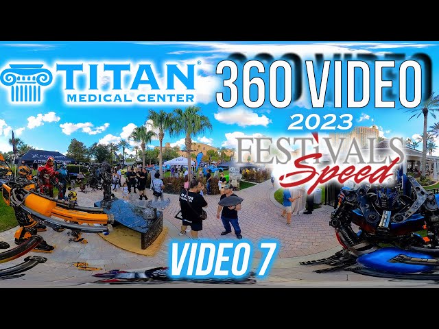 360 Video 7 of the 2023 Festivals of Speed Luxury Car Show, sponsored by Titan Medical