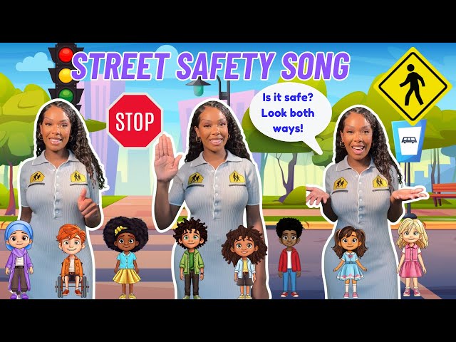 Street Safety Song| Learning with Ms Houston