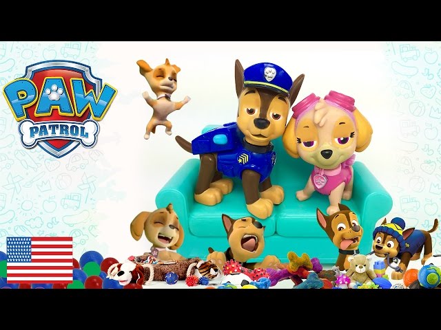 Baby Paw Patrol Makes a Mess Skye and Chase are tired Ryder does a surprise visit