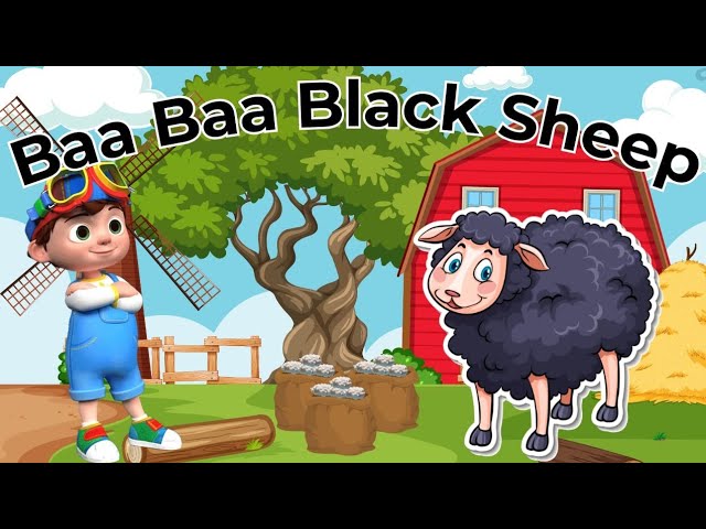 Baa Baa Black Sheep Song | Nursery Rhymes & Kids Songs #rhymesforchildren #baabaablacksheep