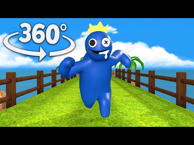 360° VR | Rainbow Friends Blue Chase | Animation VR