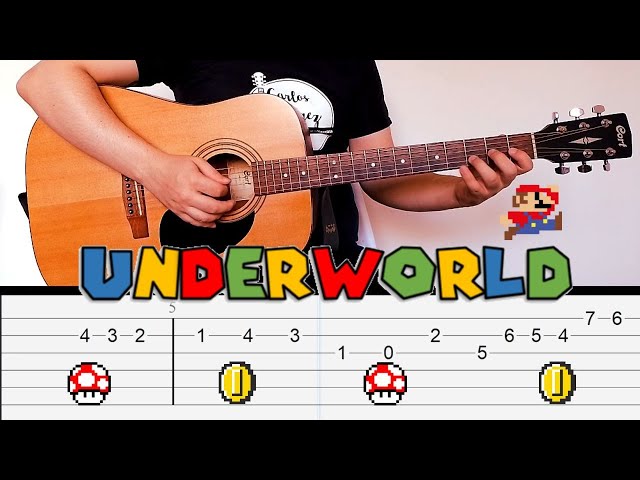 Underworld Theme (TABS + PDF) | Super Mario | Guitarra: Carlos Suárez