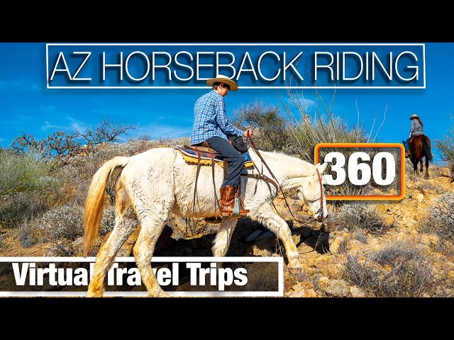 360 Horseback Riding at Elkhorn Ranch in Arizona - 5K VR Dude Ranch Trail Ride Experience