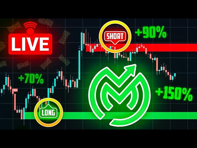 BTC LIVE TRADING CHART WITH MARKET SPOTTER SIGNALS