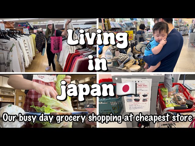 👚Living in japan/shopping at cheapeststore/thriftstore/rice milling/groceryshopping/organizing stock