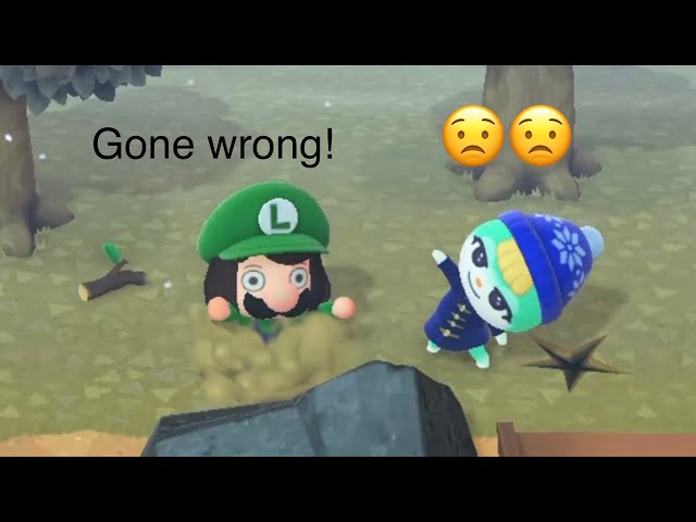 Animal Crossing New Horizons - Trying to Pitfall Villagers (Sasha again) (PRANKS GONE WRONG 2022)