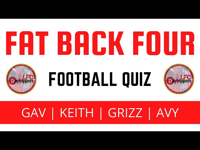 Football Quiz | The FB4 | Last Man Standing