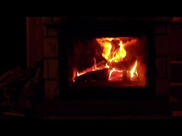 The Warm Sound of Fire in the Fireplace – Relaxation & Meditation..