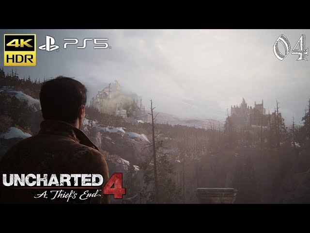 Uncharted 4: A Thiefs End (2016) PS5 4K HDR #4 Scotland Graveyard