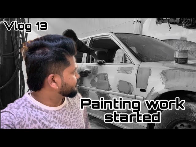 PAINT WORK ಸ್ಟಾರ್ಟ್ ಆಗಿದೆ || Honda city type 2