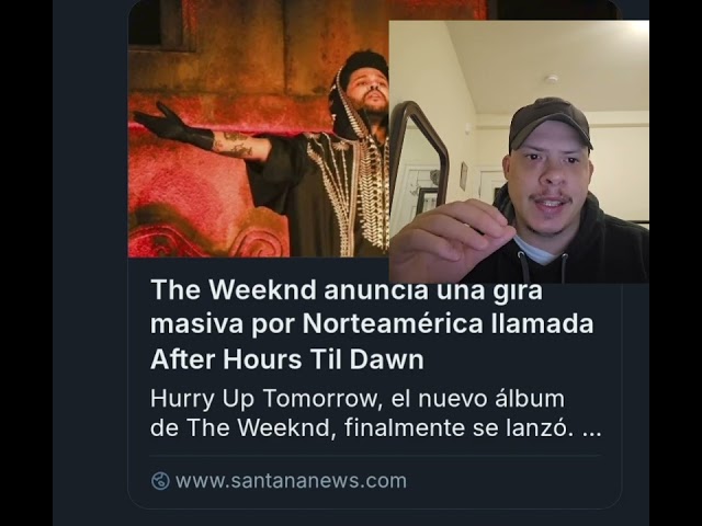 The Weeknd - ¡Hurry Up Tomorrow Tour 2025! 🎶 Fechas, Boletos y Más