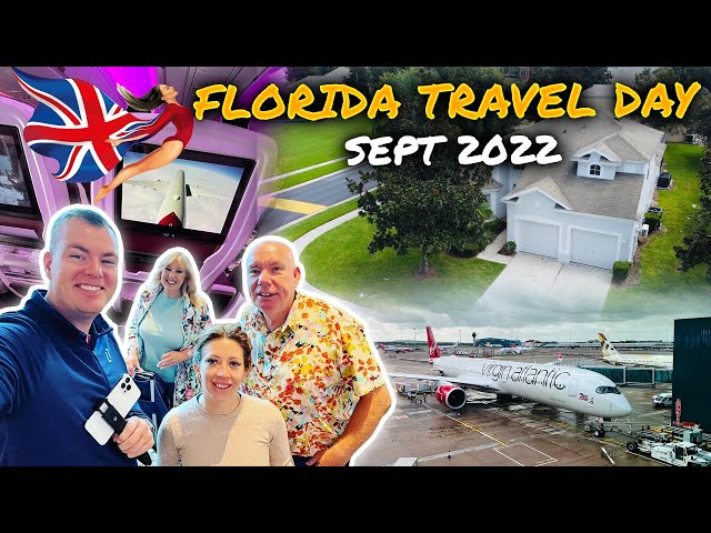 FLORIDA TRAVEL DAY- Disney World & Universal Orlando Resort- Virgin Atlantic Premium Economy ✈️ 🇺🇸