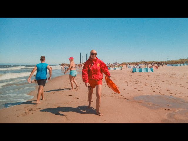 Summer Beach Walk in Władysławowo 🌊 Windy Day on the Polish Coast | POLAND 2024 | 4k60FPS