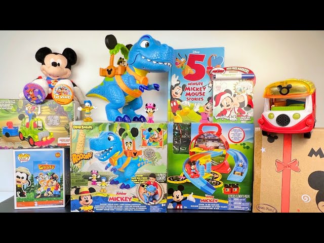 Mickey Mouse Collection Unboxing Review | Big Roaring Dinosaur | Safari Exploration Vehicle