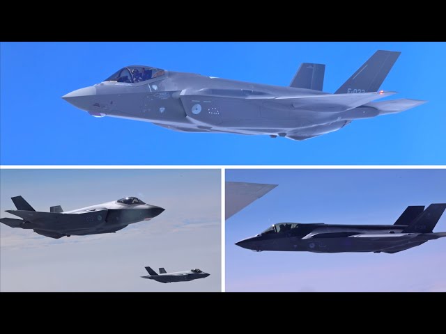 Watch 101st Air Refueling Wing Refuel F-35s in Arctic Challenge