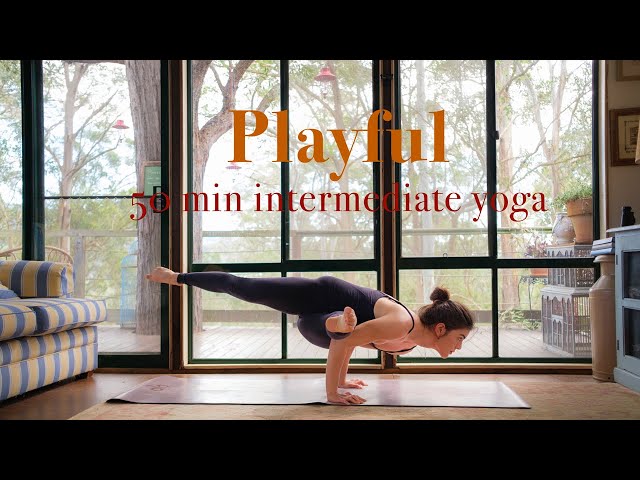 50 Min Intermediate to Advanced Yoga | Playful Vinyasa | Full body mobility, strength and balance