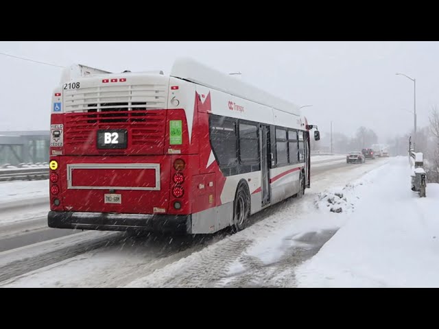 Electric Busses in Ottawa (2108, 2107, 2103)