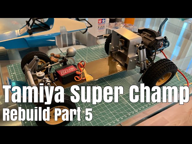 Rebuilding a Tamiya Super Champ / Fighting Buggy (Part 5): Hand-painting and Damper Mount