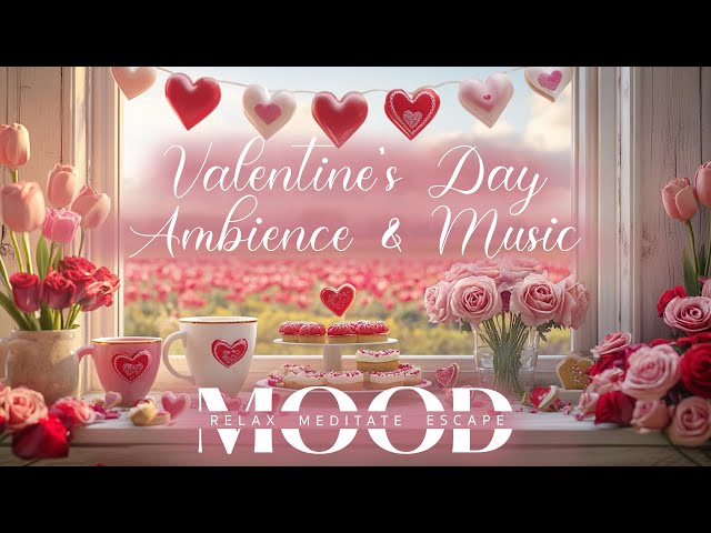 Valentine's Day Ambience and Music | 10 Hours of Hearts, Flowers, and Calming Classical Music