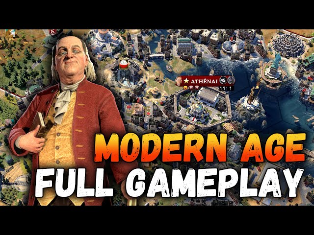 Becoming an ECONOMIC MASTER in Civilization 7's Modern Age!