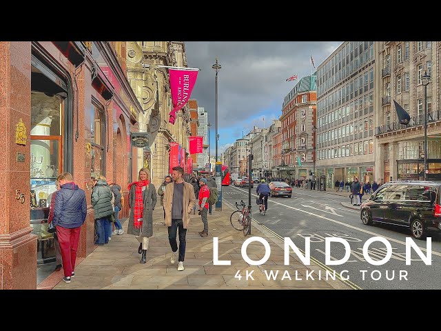 London Walk | Most Expensive Neighborhood in London MAYFAIR Posh area in Central London [4K HDR]