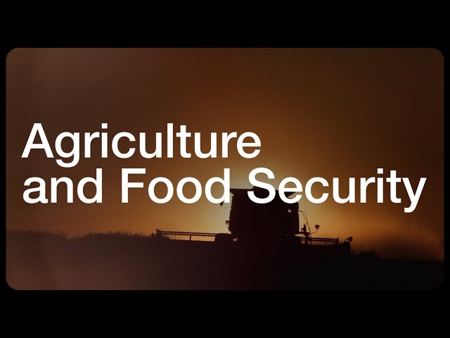 Agriculture and Food Security