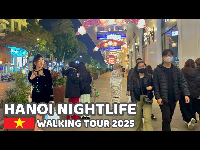 HANOI Night Walking Street 🇻🇳 Explore Nightlife VIETNAM 🇻🇳 The City Walking Tour