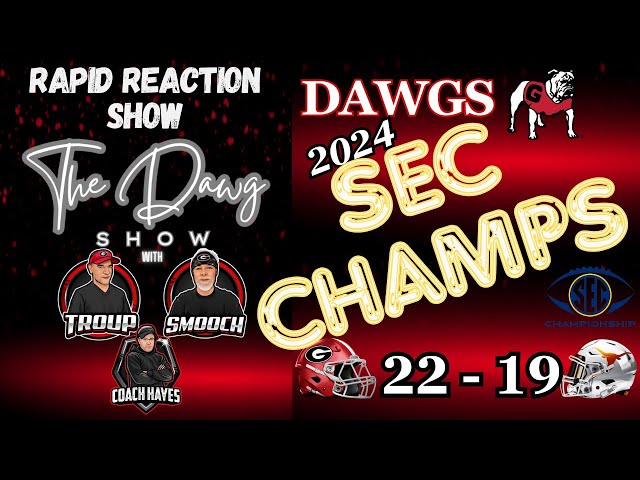 Georgia Bulldogs SEC Champs 2024 #godawgs #secfootball #uga  #georgiabulldogs  #collegefootball