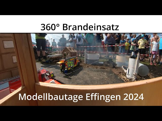 Brandeinsatz Effingen - Modellbautage Effingen 2024