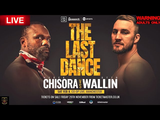 DEREK CHISORA VS OTTO WALLIN | THE LAST DANCE | QUEENSBURY BOXING | FULL EVENT REACTION LIVESTREAM