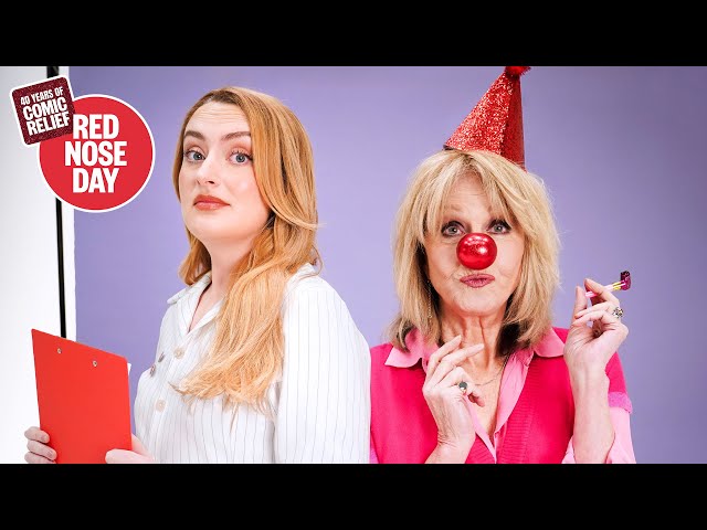 Amelia Dimoldenberg meets Joanna Lumley | Red Nose Day 2025