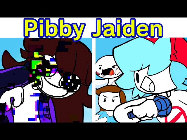 FNF VS Jaiden Animations & Lyrics | Breaking Point (Pibby x Friday Night Funkin') (Story)