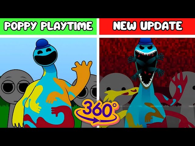 360 VR | Incredibox Sprunki Retake but Poppy Playtime New Update! (New Characters)