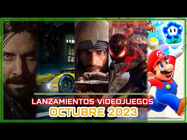 🎮 Lanzamientos Videojuegos OCTUBRE 2023 |