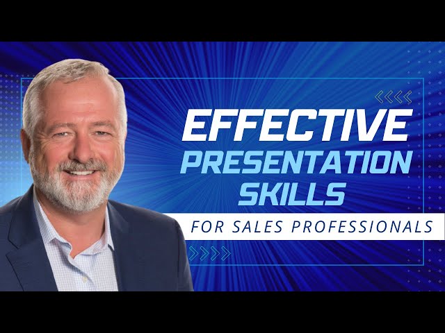 Effective Presentation Skills for Sales Professionals || Tim Pollard