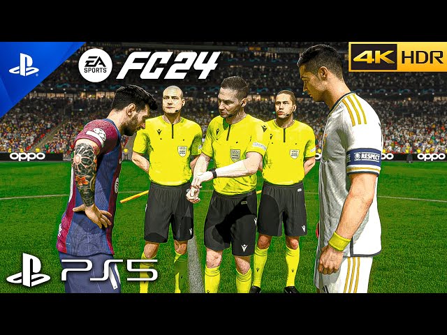 (PS5) EA FC 24 is SOO COOL on PS5 | ULTRA Realistic Graphics Gameplay [4K 60FPS HDR] FIFA 24