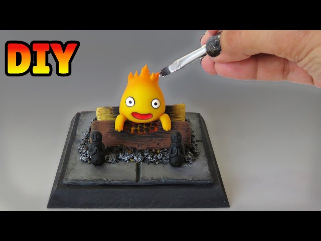 DIY: Como Fazer CALCIFER - O CASTELO ANIMADO (Studio Ghibli)