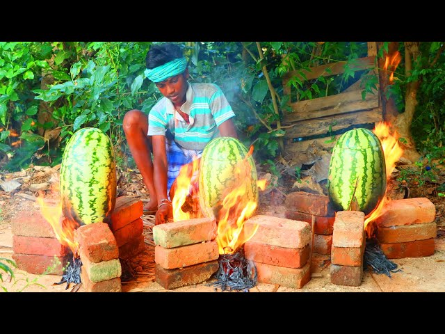 Yummy & Juicy Water Melon Chicken | Diffrent Style Recipe | Village Cooks