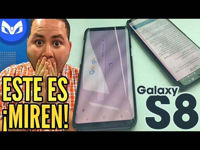 VIDEO DEL GALAXY S8 ENCENDIDO FILTRADO