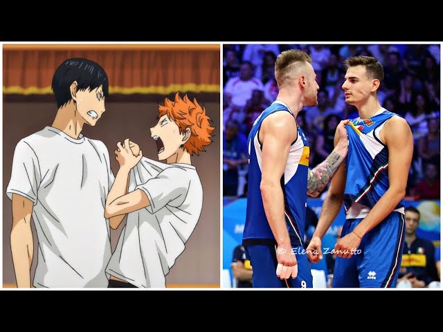 Haikyuu Moments in Real Life Volleyball HD