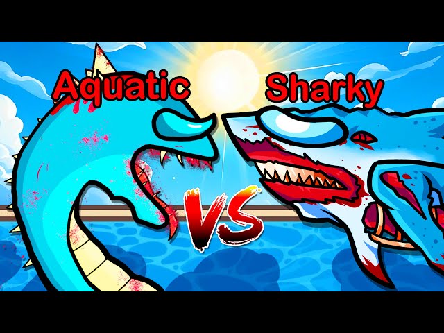 AQUATIC vs SHARKY (Among Us)