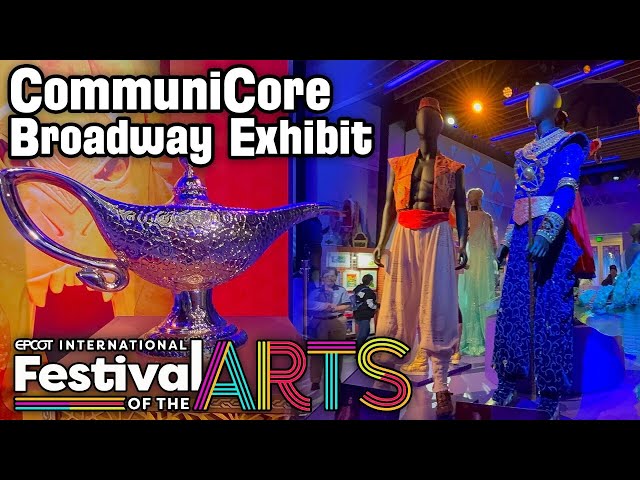 Disney on Broadway Exhibit Opens in CommuniCore Hall for EPCOT Festival of the Arts