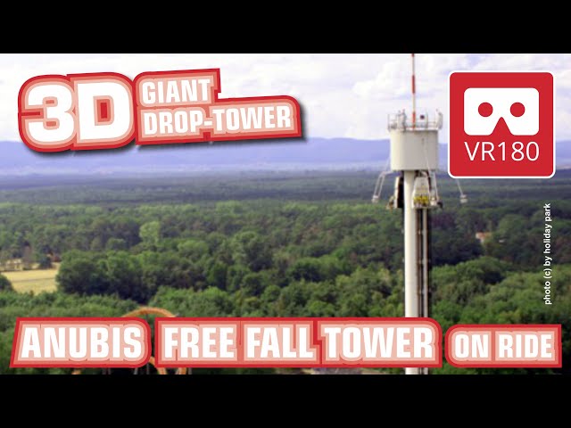 Above the World | 3D VR180 real Freefall | VR POV | Anubis Free Fall Tower | Oculus GO Rift