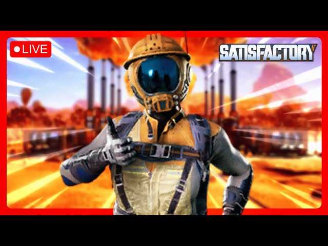 Three idiots DESTROY a planet in SATISFACTORY! [VOD]