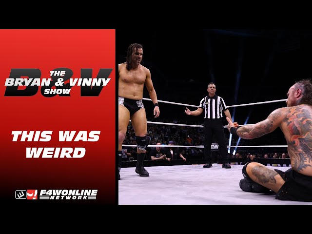 The weird finish to Malakai Black vs. Adam Cole | AEW Dynamite | Bryan & Vinny Show