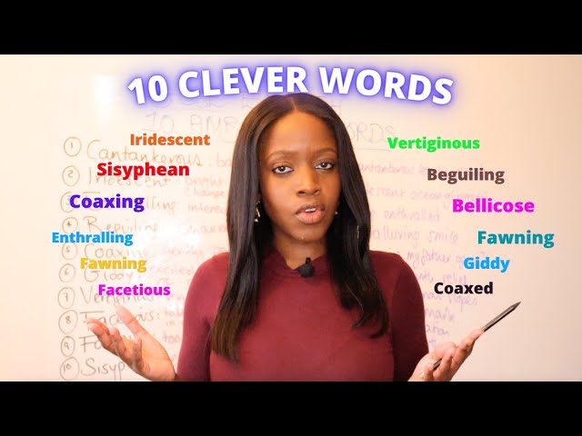 10 Clever Words That You Can Use In ANY English Essay!