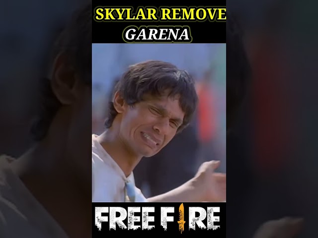 Skylar Remove New Update Garena Free Fire #shorts #trending #freefire