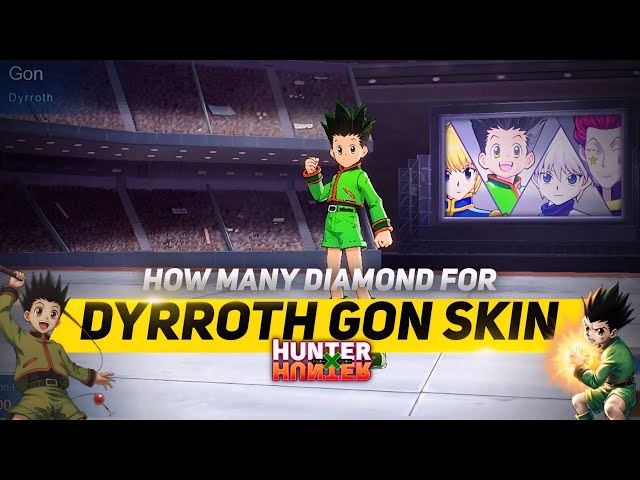 HOW MANY DIAMOND FOR HUNTERXHUNTER GON DYRROTH SKIN? MLBB | GODXWARRIOR