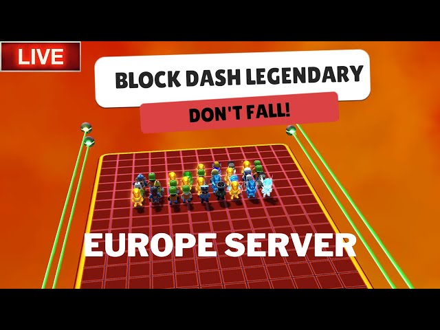 EU SERVER LEGENDARY BLOCK DASH LIVE | STUMBLE GUYS LIVE #stumbleguys #stumbleguyslive