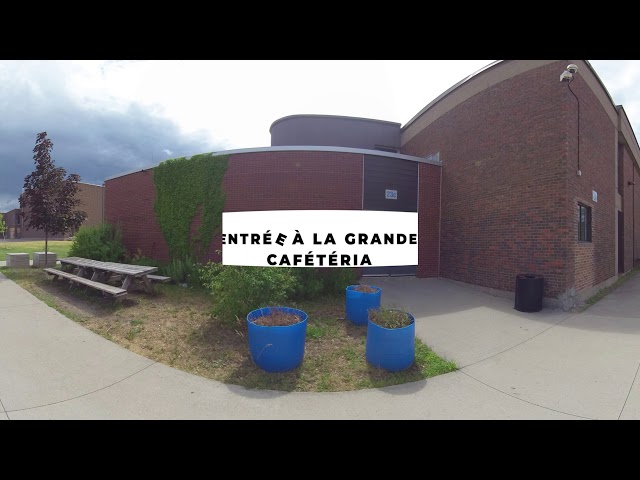 École secondaire Antoine-de-Saint-Exupéry visite 360 degrés